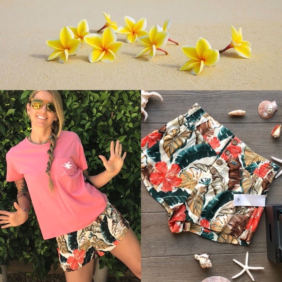 Rip Curl Pants - 🌴🌼RIP CURL- TROPIC COAST SHORTS🌼🌴